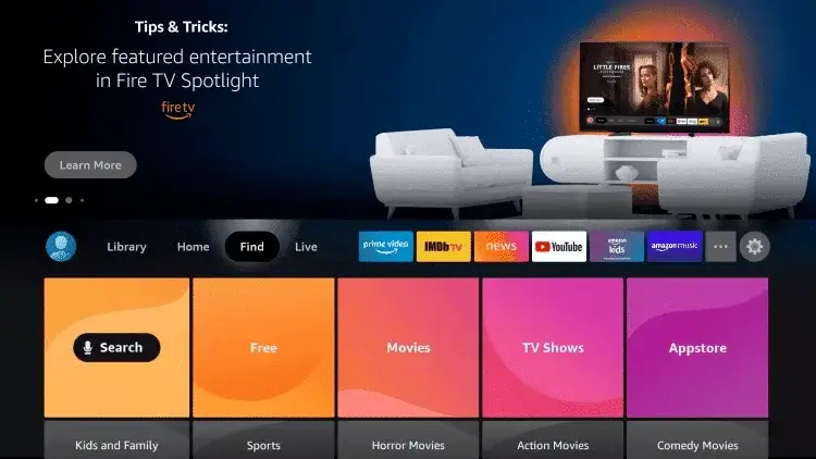 Fire TV Stick Download-Anleitung 1