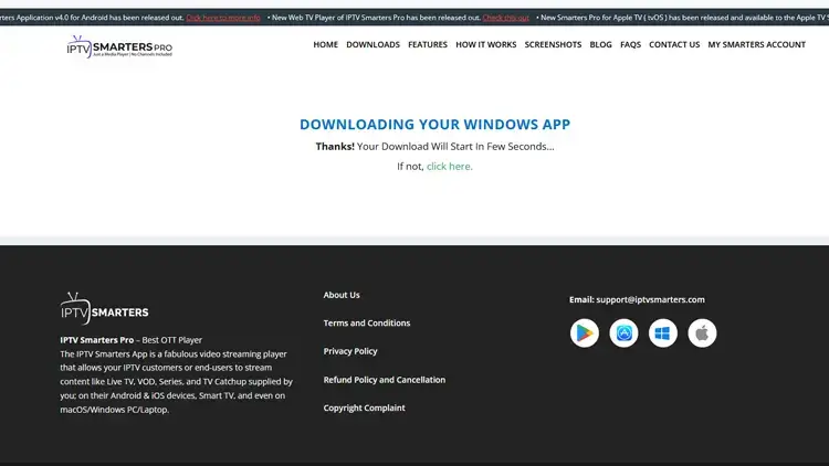 IPTV Windows Installation