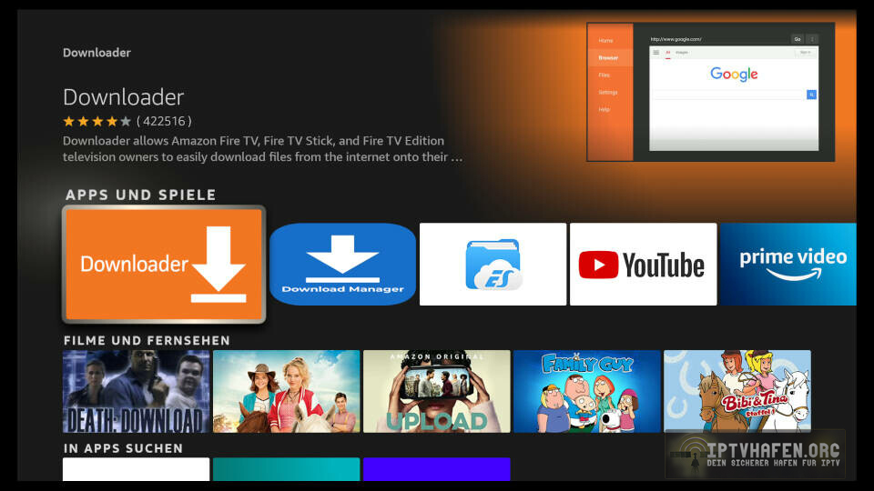 Fire TV Schritt 3