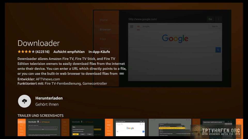 Fire TV Schritt 4