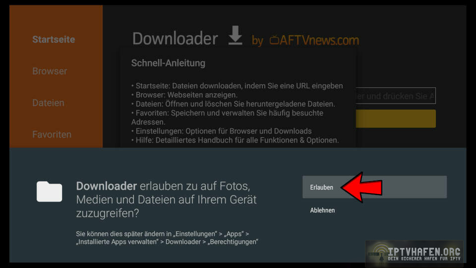 Fire TV Schritt 5